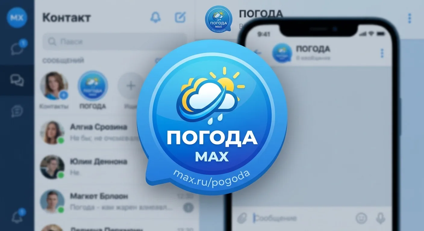 Погода — канал в мессенджере MAX