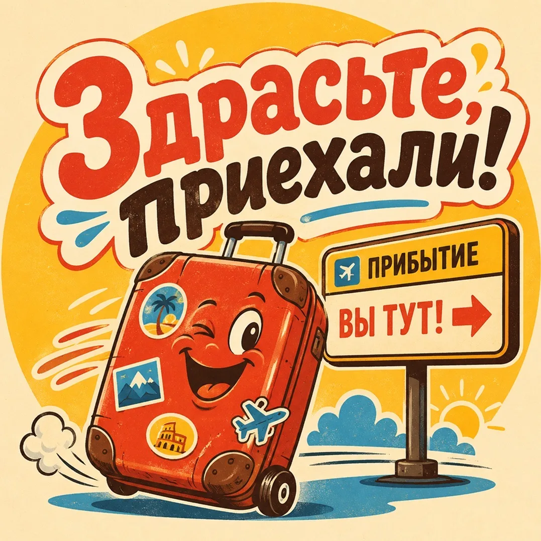 Здрасьте, приехали! — канал в мессенджере MAX
