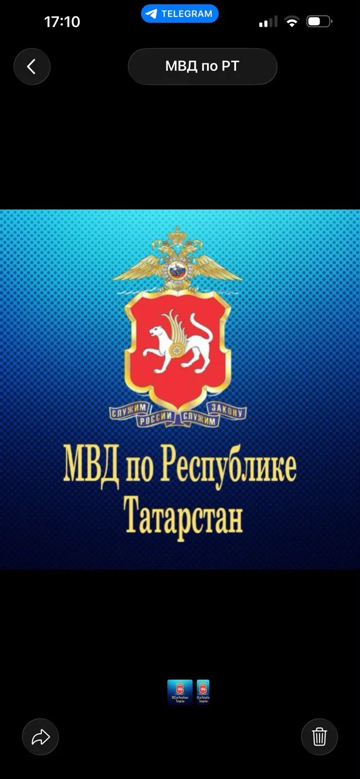 МВД по Республике Татарстан — канал в мессенджере MAX