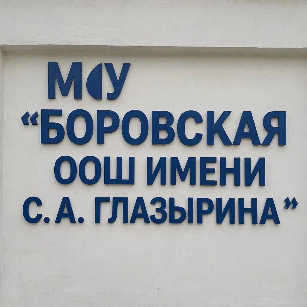 МОУ "Боровская ООШ им. С. А. Глазырина"