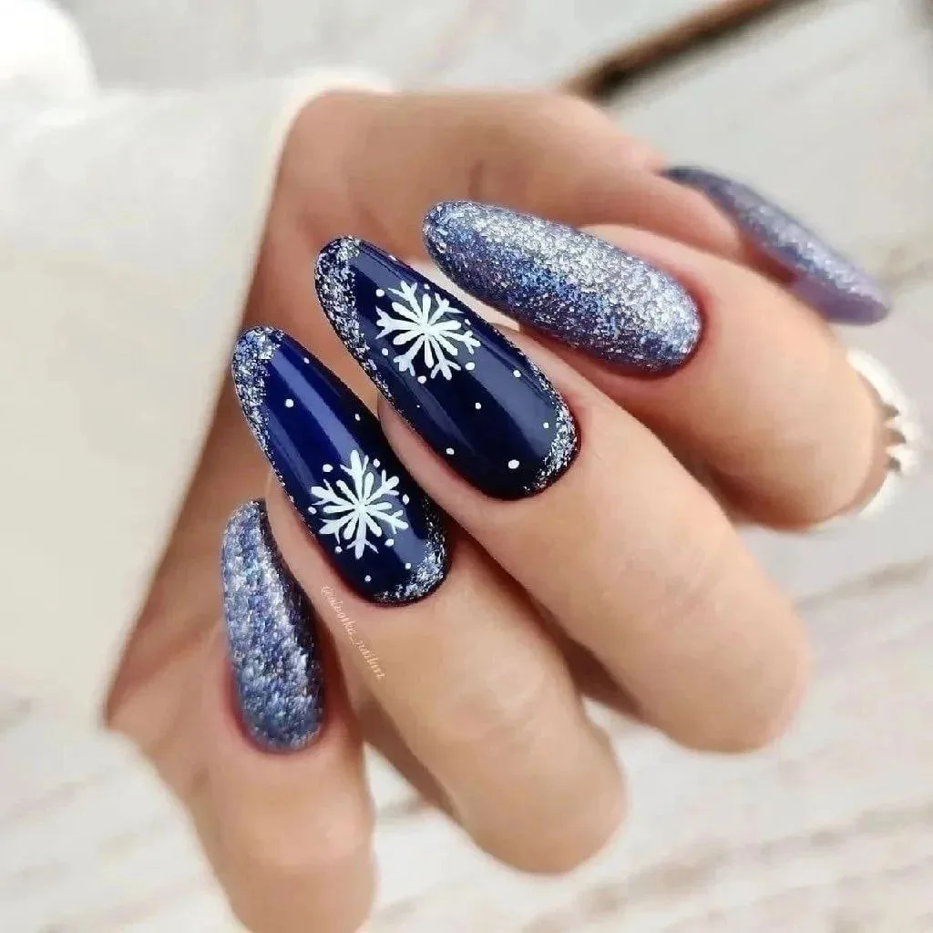 Идеи зимнего маникюра 2026❄️🎄🎄🎄