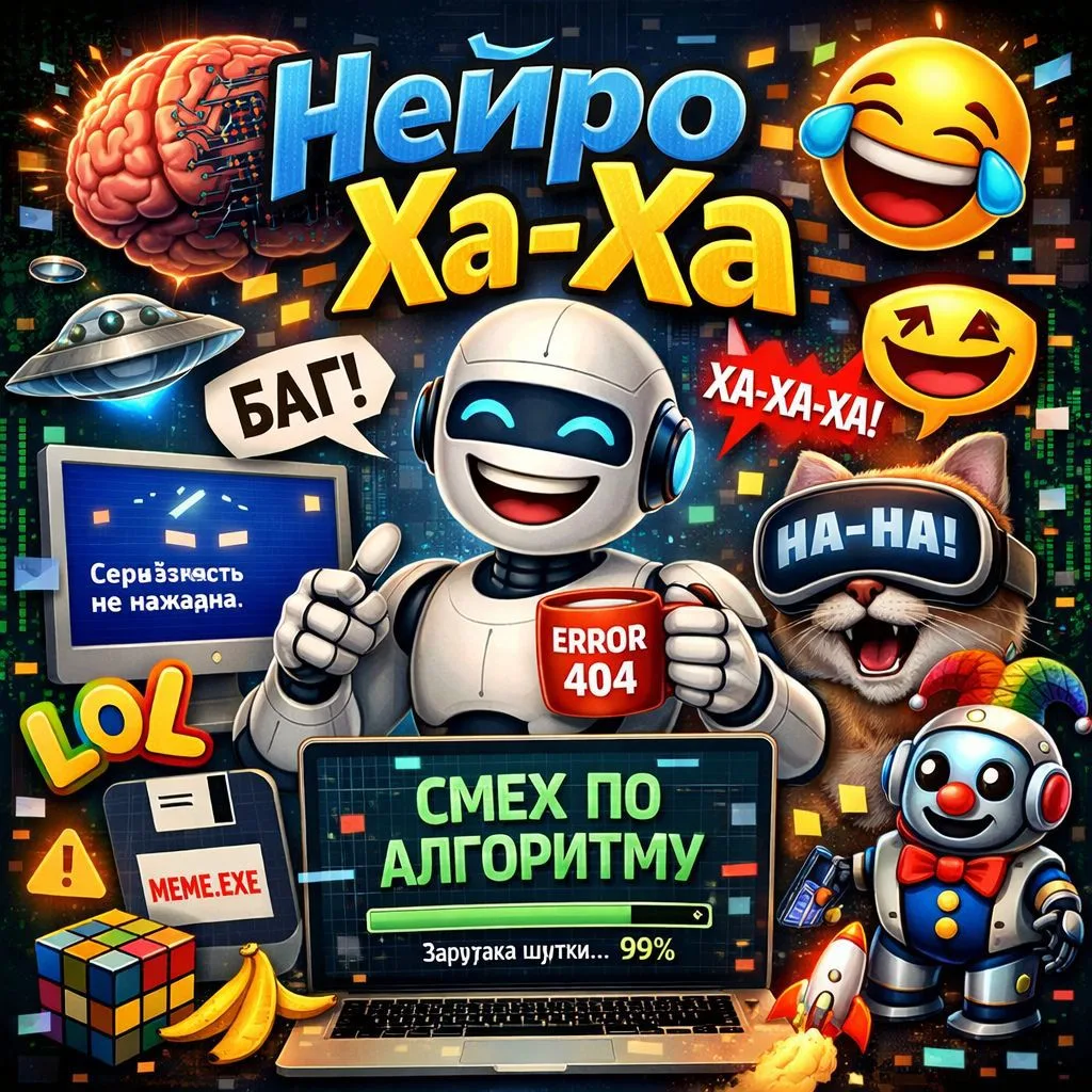Нейросеть шутит — канал в мессенджере MAX