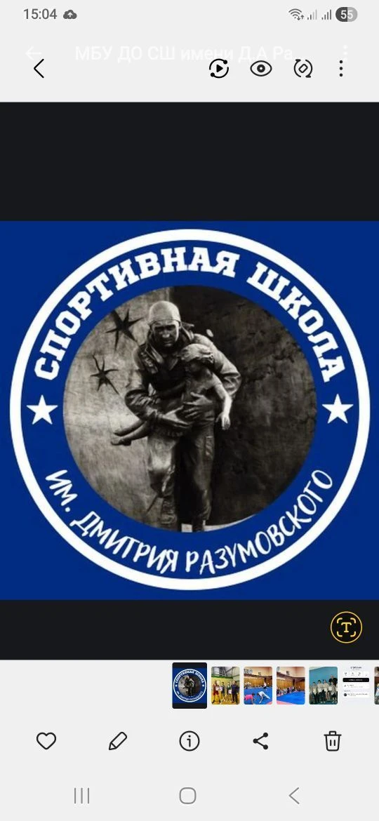 МБУ ДО СШ имени Д.А. Разумовского — канал в мессенджере MAX
