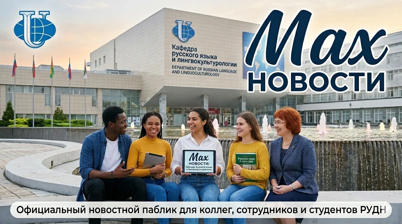 Канал кафедры русского языка и лингвокультурологии ИРЯ РУДН — канал в мессенджере MAX
