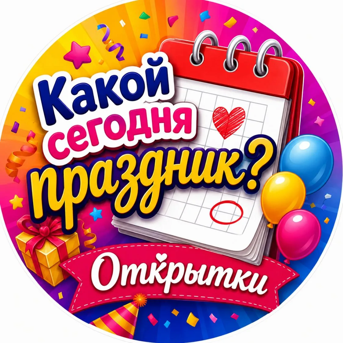 Какой сегодня праздник? Открытки, поздравления, календарь — канал в мессенджере MAX