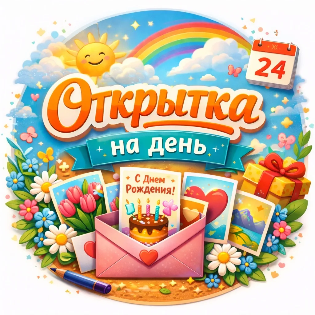 Открытка на день