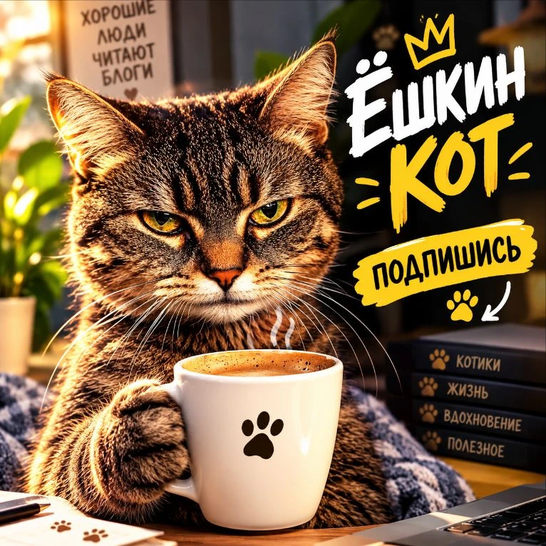 Ёшкин Кот 🐾♡ — канал в мессенджере MAX