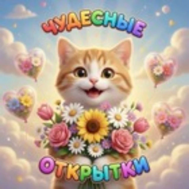 Весёлые Открытки — канал в мессенджере MAX