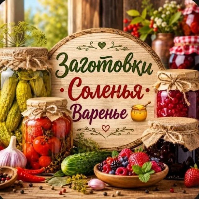 Заготовки/Соленья/Варенье🍯 — канал в мессенджере MAX