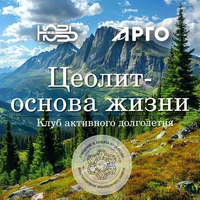 Клуб активного долголетия «Цеолит – основа жизни» — канал в мессенджере MAX