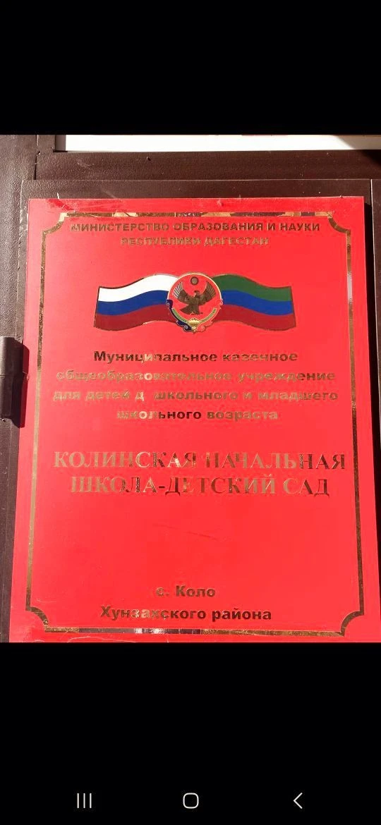 МКОУ Колинская начальная школа-детский сад