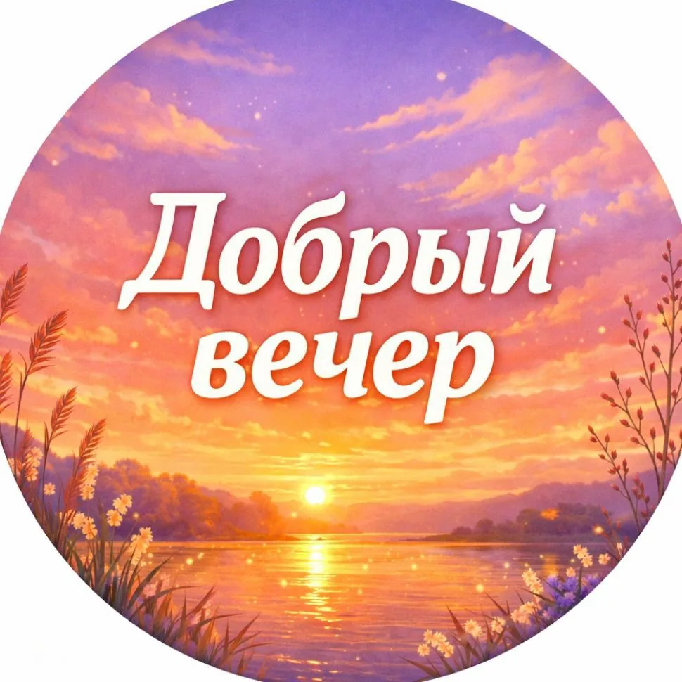 Открытки добрый вечер — канал в мессенджере MAX