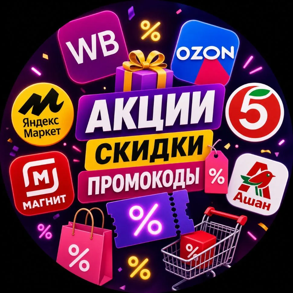 🔥ГОРЯЧИЕ СКИДКИ И АКЦИИ🔥 ПРОМОКОДЫ — канал в мессенджере MAX