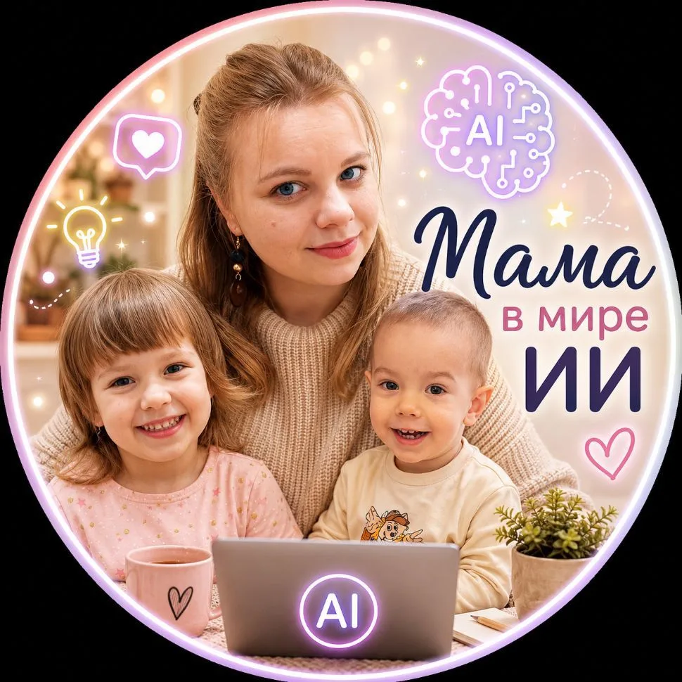 Мама в мире ИИ — канал в мессенджере MAX