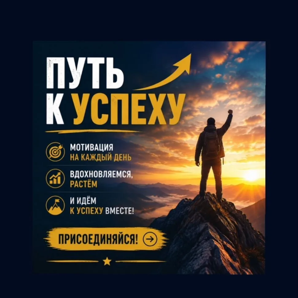 Путь к успеху ✨ — канал в мессенджере MAX