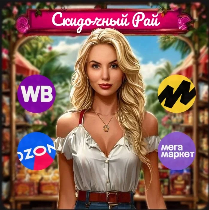 Скидочный рай — канал в мессенджере MAX