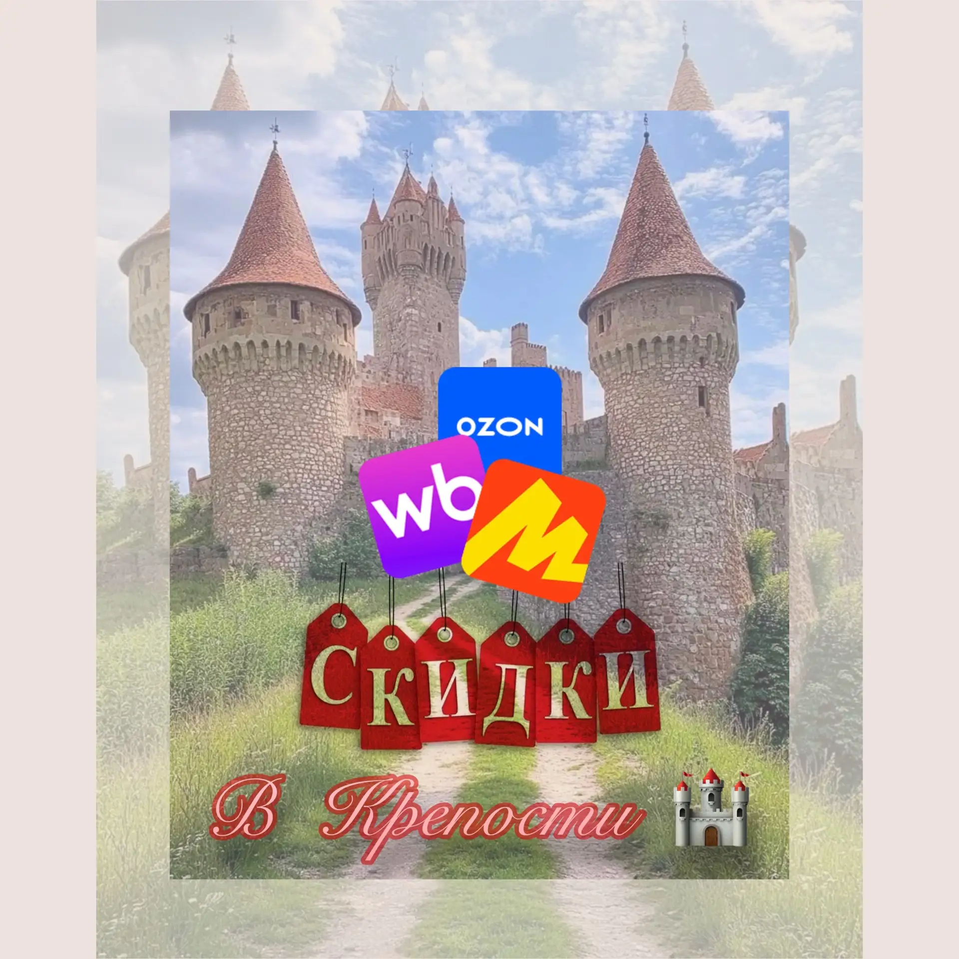 Скидки 🛍️ в Крепости 🏰