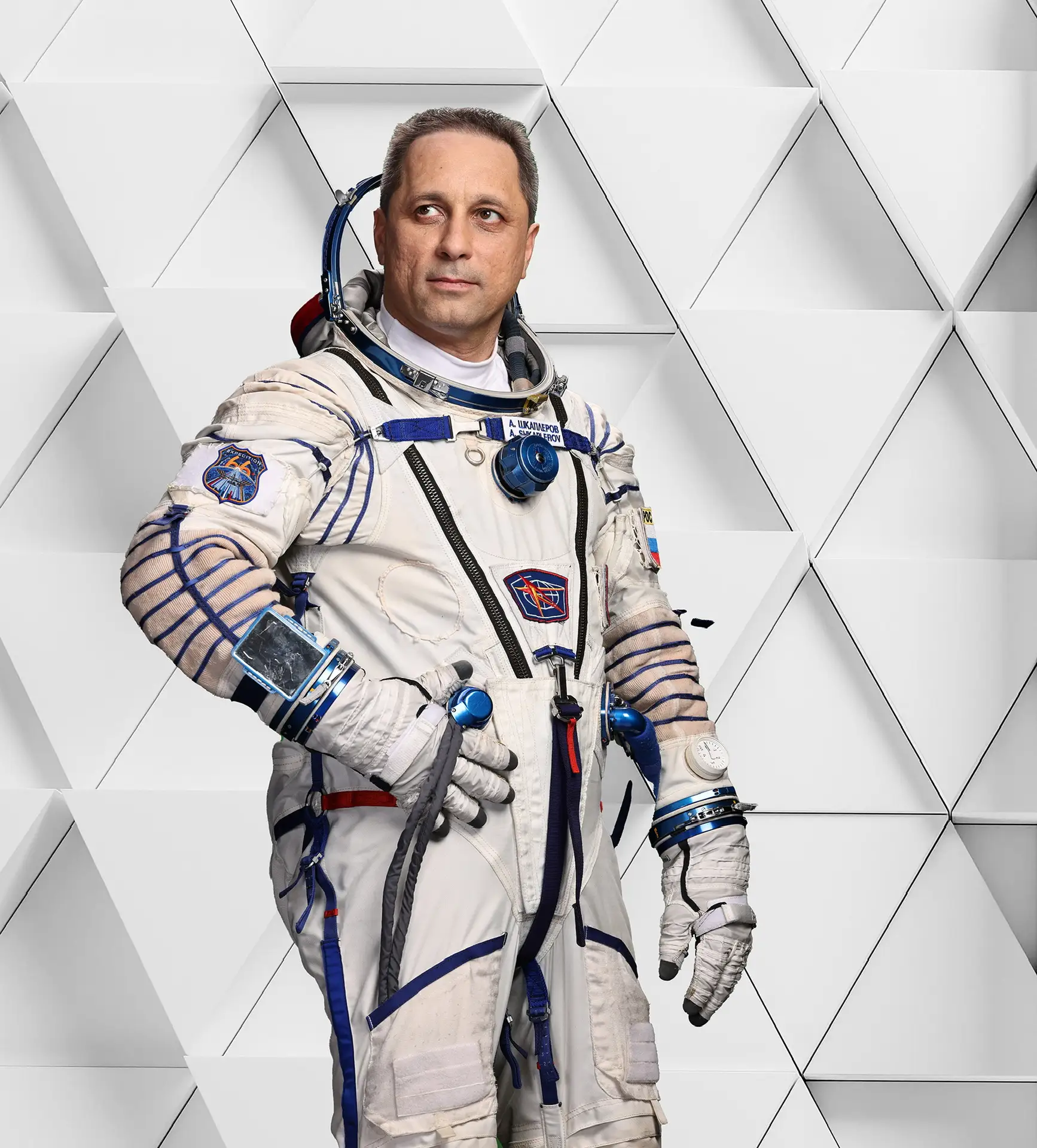 Космонавт Антон Шкаплеров