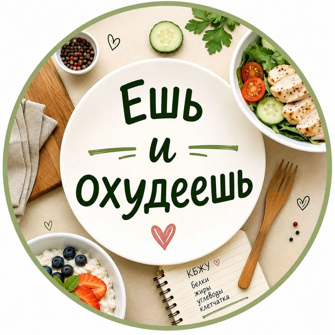 ЕШЬ И ОХУДЕЕШЬ | ПРОСТЫЕ РЕЦЕПТЫ С КБЖУ — канал в мессенджере MAX