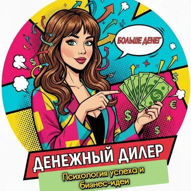 ДЕНЕЖНЫЙ ДИЛЕР | Психология успеха и бизнес-идеи — канал в мессенджере MAX