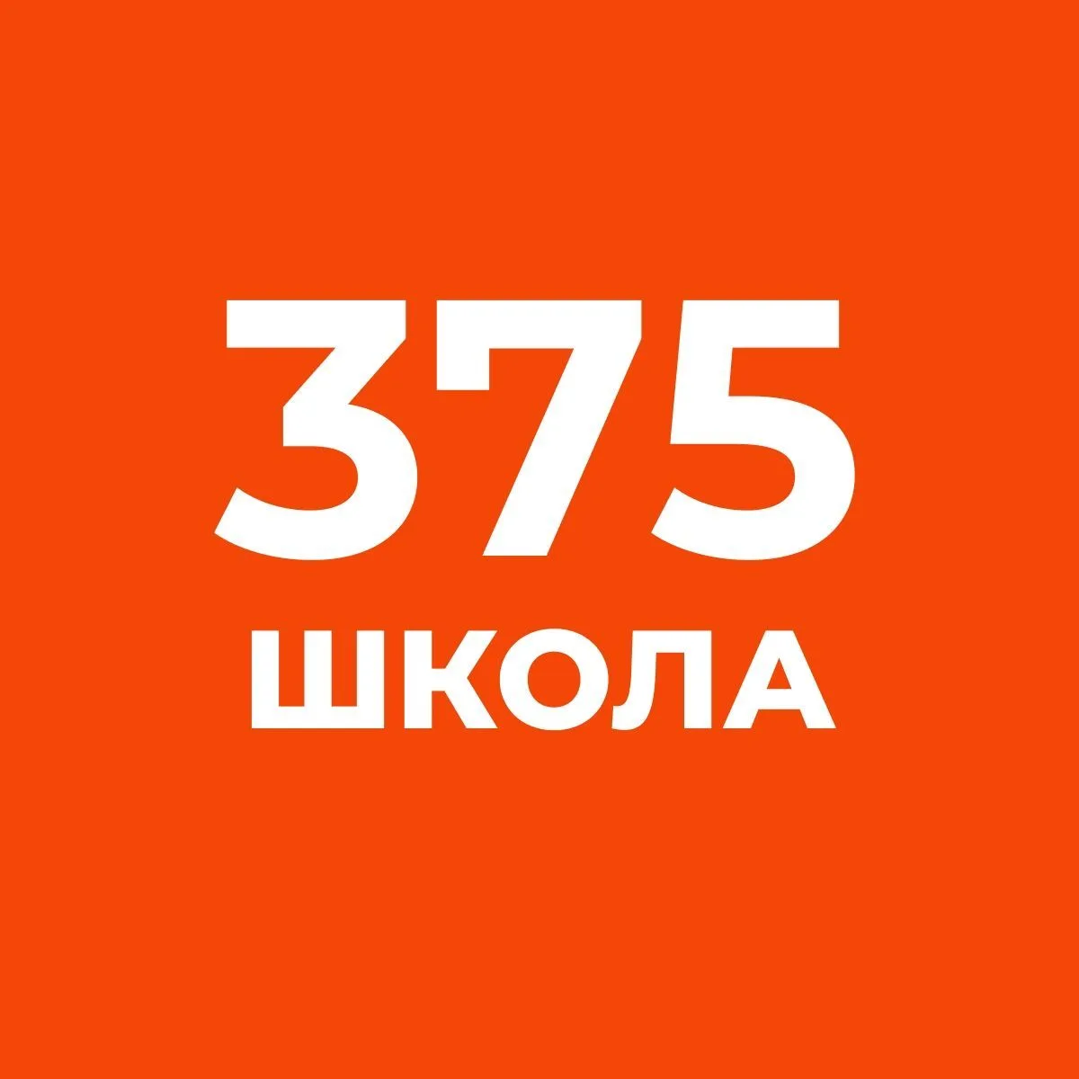 ГБОУ школа № 375 Санкт-Петербурга — канал в мессенджере MAX