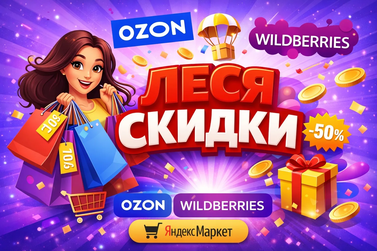 Леся Скидки — канал в мессенджере MAX