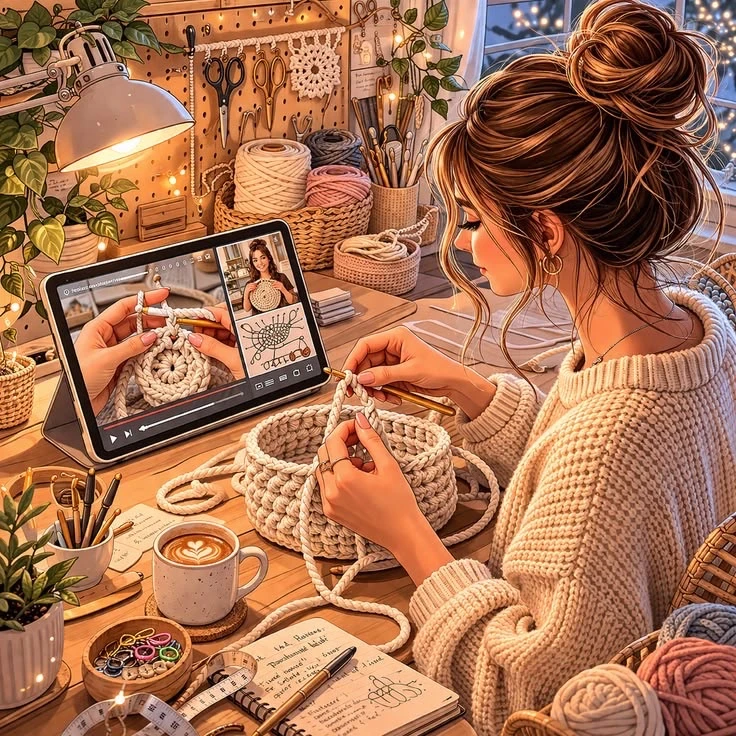 Вяжем крючком и спицами — канал в мессенджере MAX
