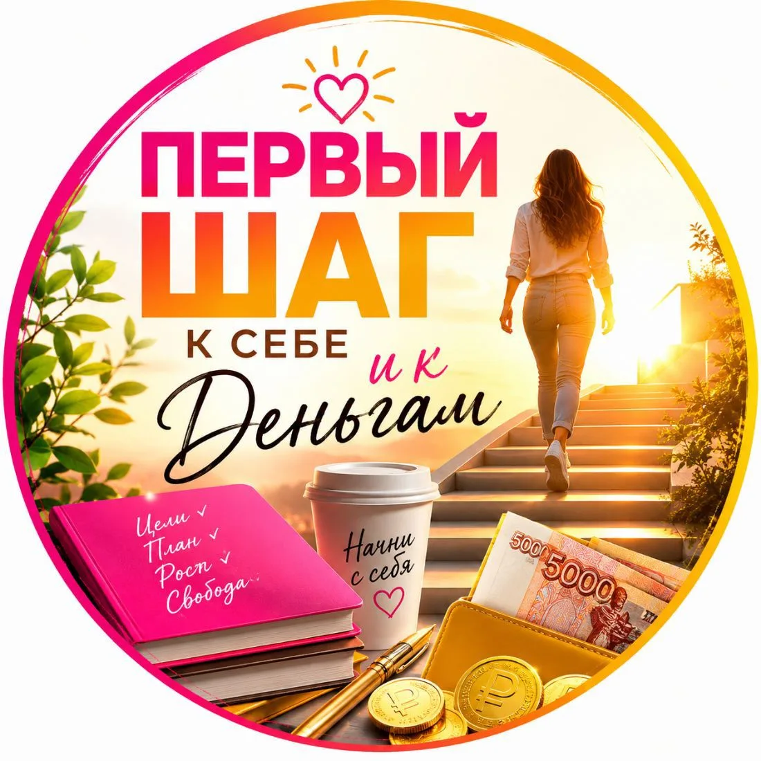 Первый шаг к себе и деньгам — канал в мессенджере MAX