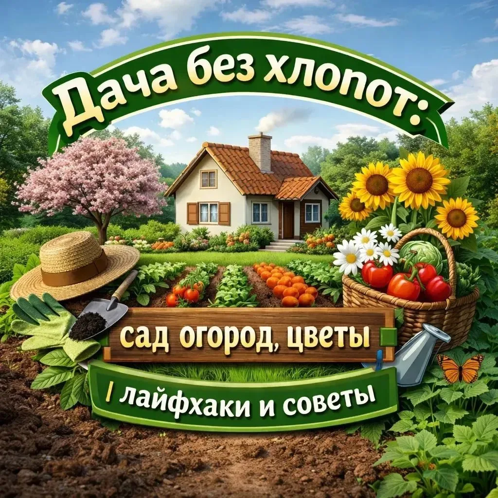 Дача без хлопот: сад огород, цветы | лайфхаки и советы — канал в мессенджере MAX