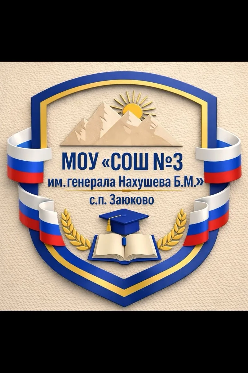 Официальный канал МОУ "СОШ № 3 им. генерала Нахушева Б.М." с.п. Заюково