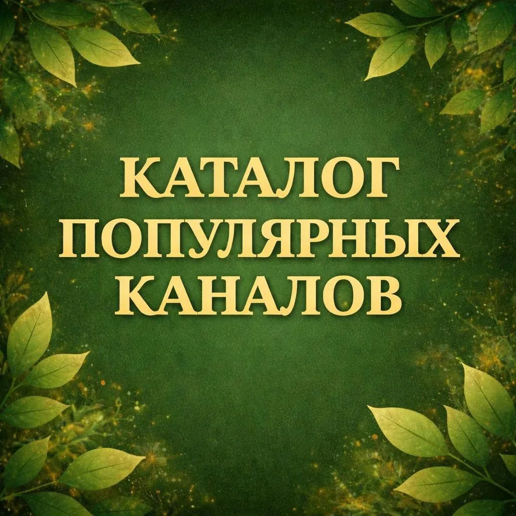 КАТАЛОГ ПОПУЛЯРНЫХ КАНАЛОВ