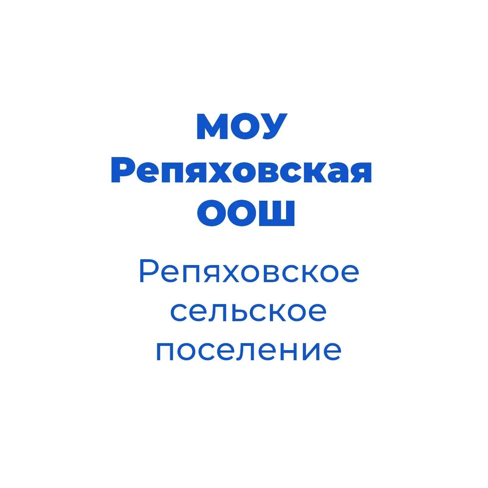 МОУ "Репяховская ООШ" (официальный канал) — канал в мессенджере MAX