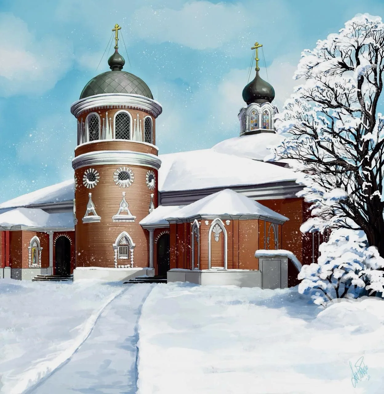 Храм свт. Николая Чудотворца на Преображенском кладбище