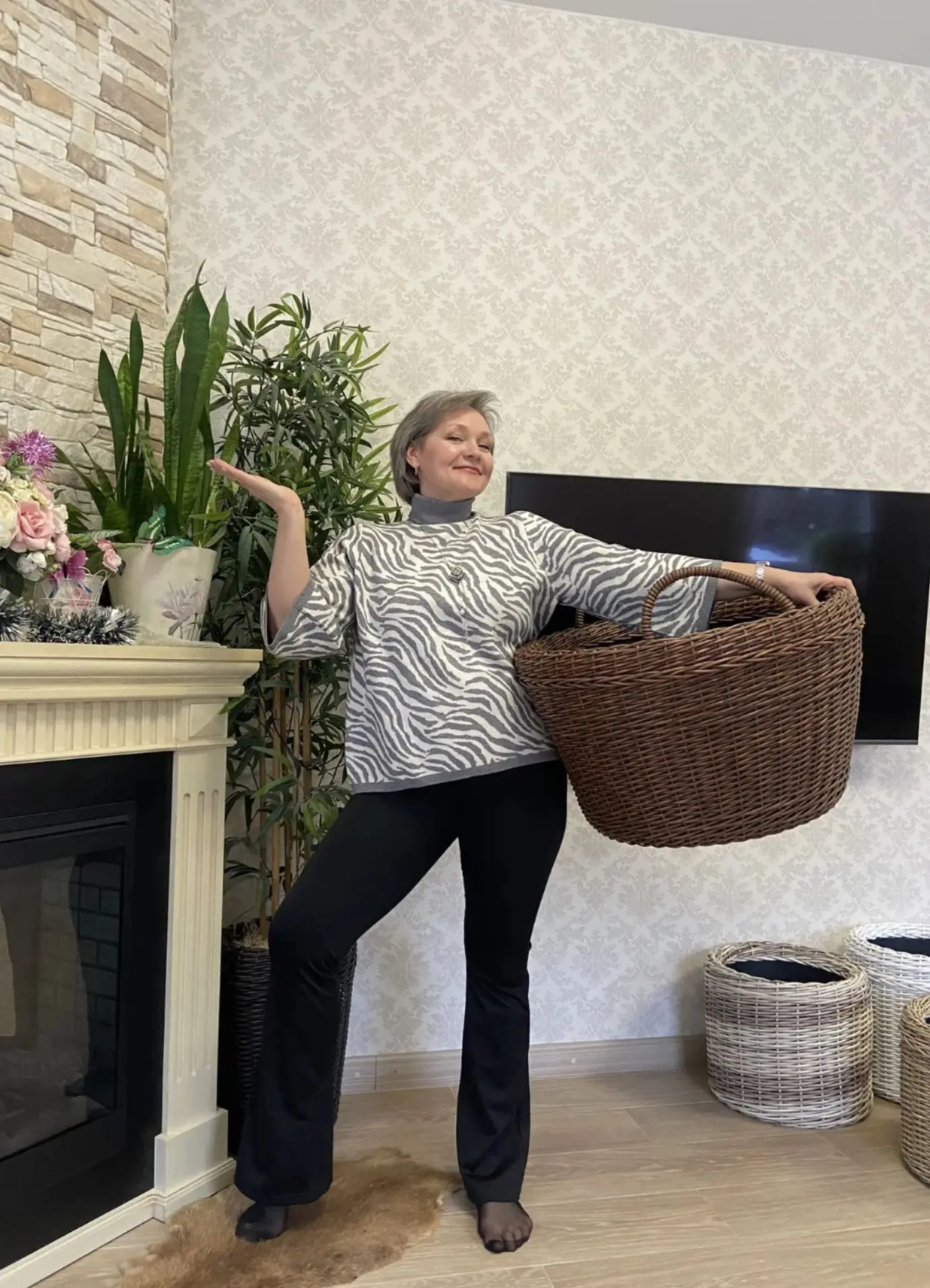 Кашпо из ротанга / Ручная работа: От идеи до реализации