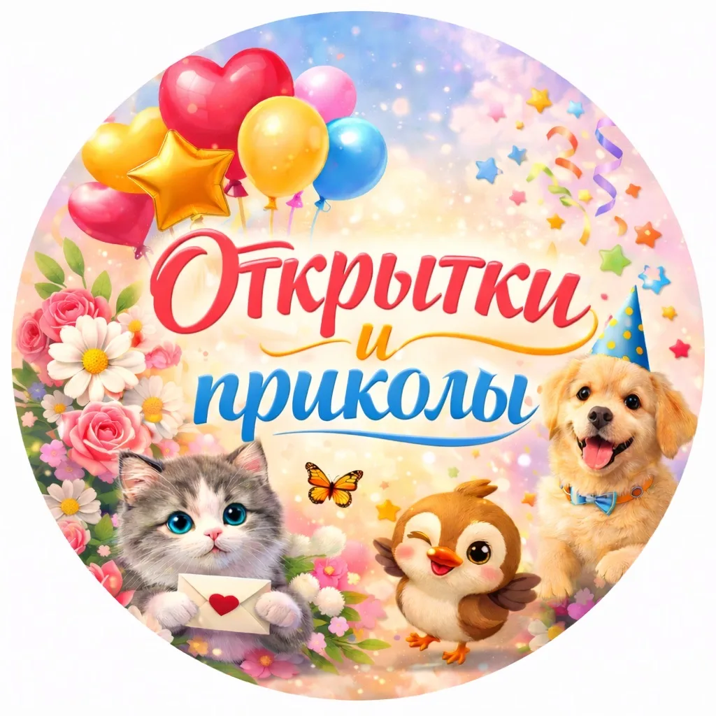 Открытки и Приколы — канал в мессенджере MAX