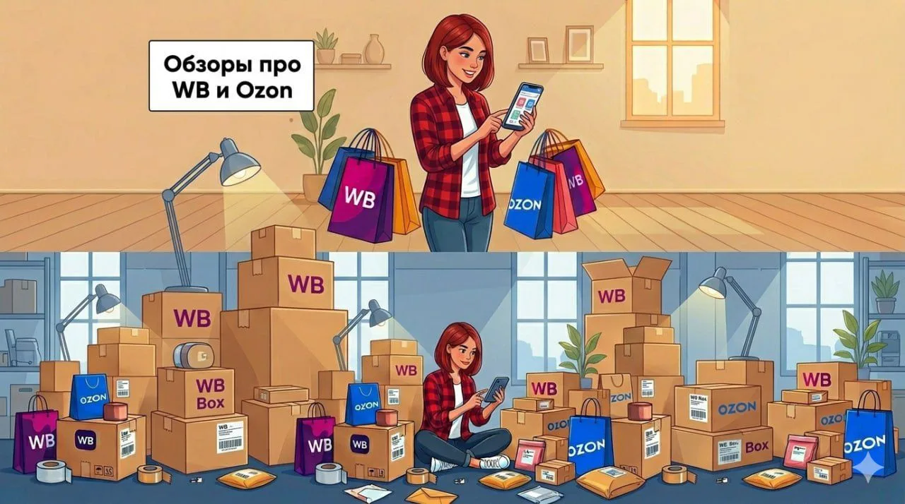Обзоры про WB и Ozon