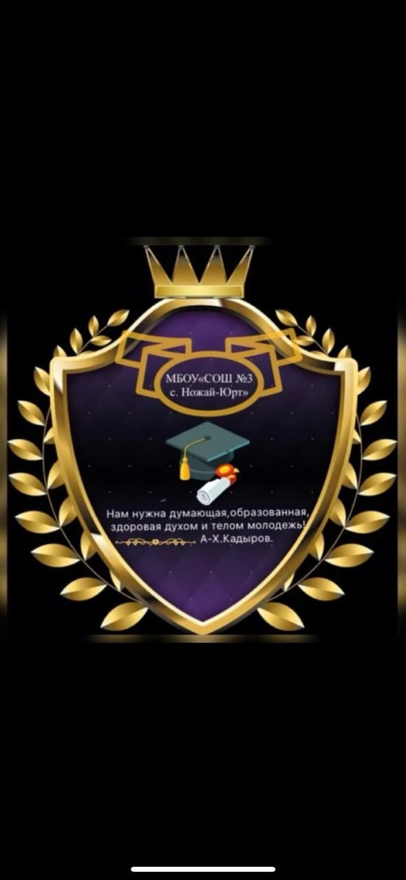МБОУ "СОШ №3 с. Ножай-Юрт"