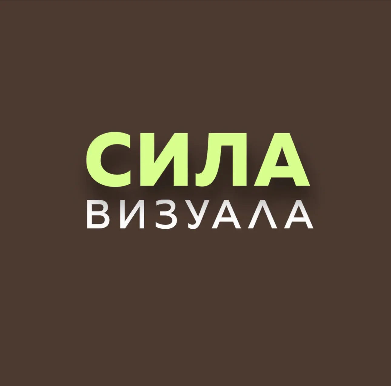 Сила визуала — канал в мессенджере MAX