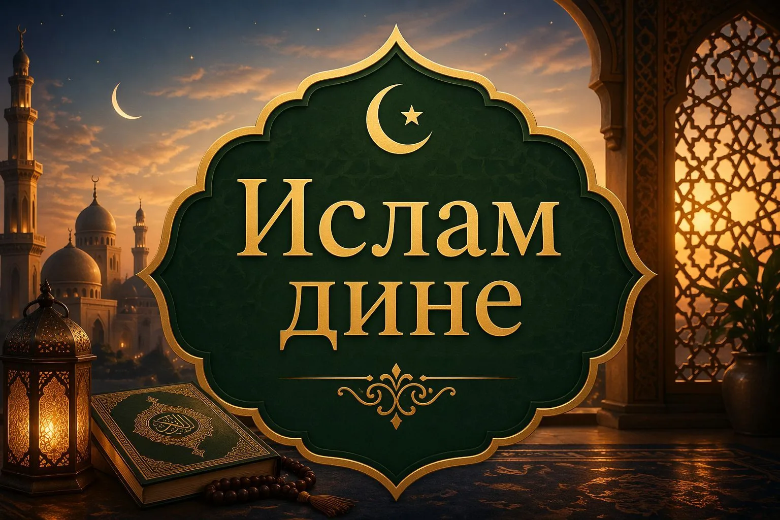 Ислам дине — канал в мессенджере MAX
