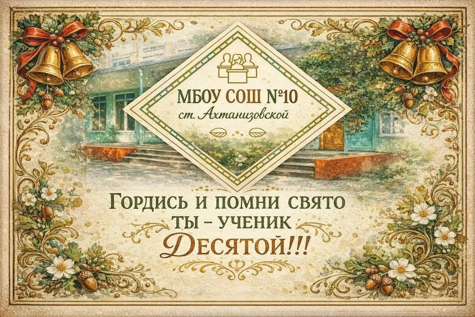 МБОУ СОШ №10 (ст-ца Ахтанизовская) — канал в мессенджере MAX