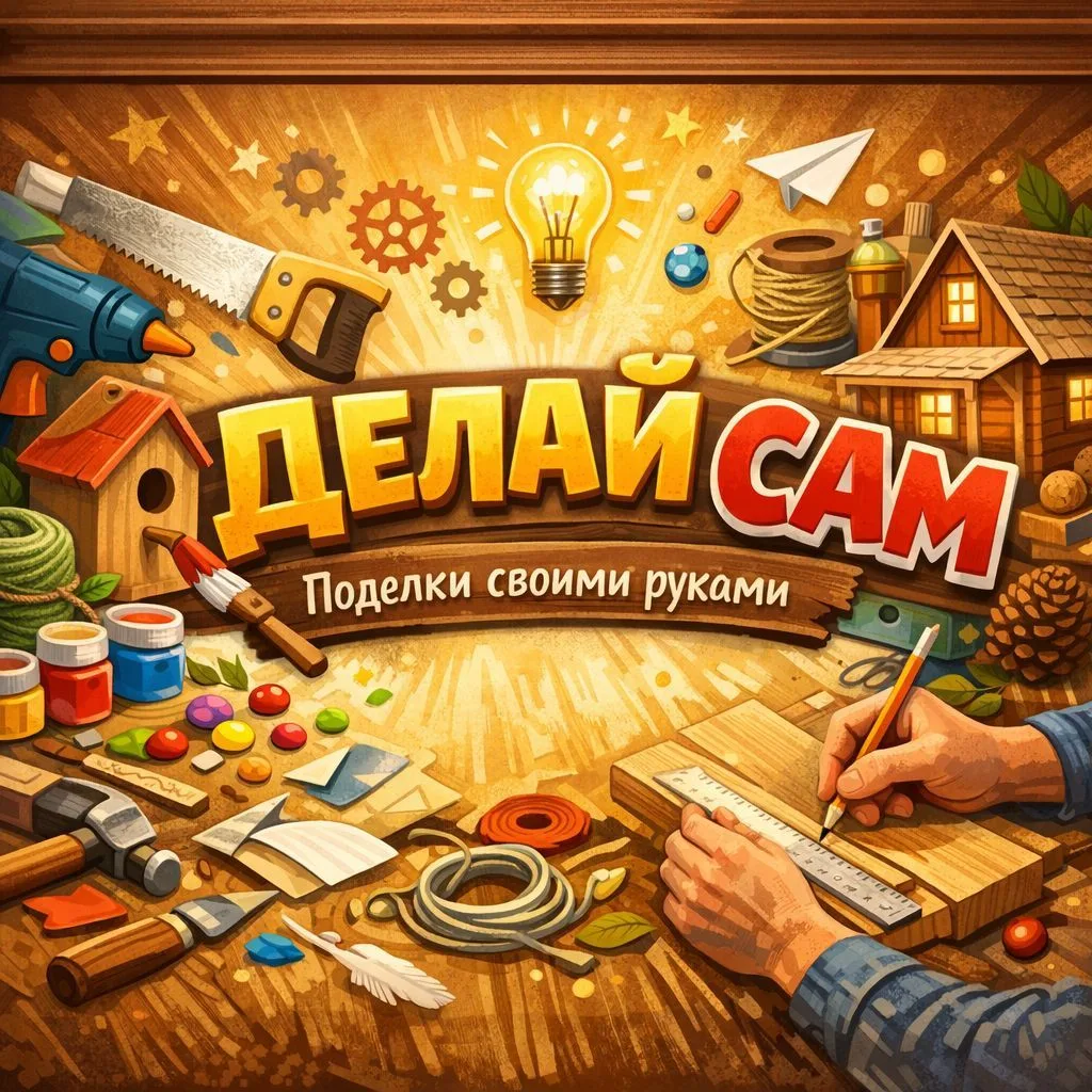 ДЕЛАЙ САМ, ПОДЕЛКИ 🧩 — канал в мессенджере MAX