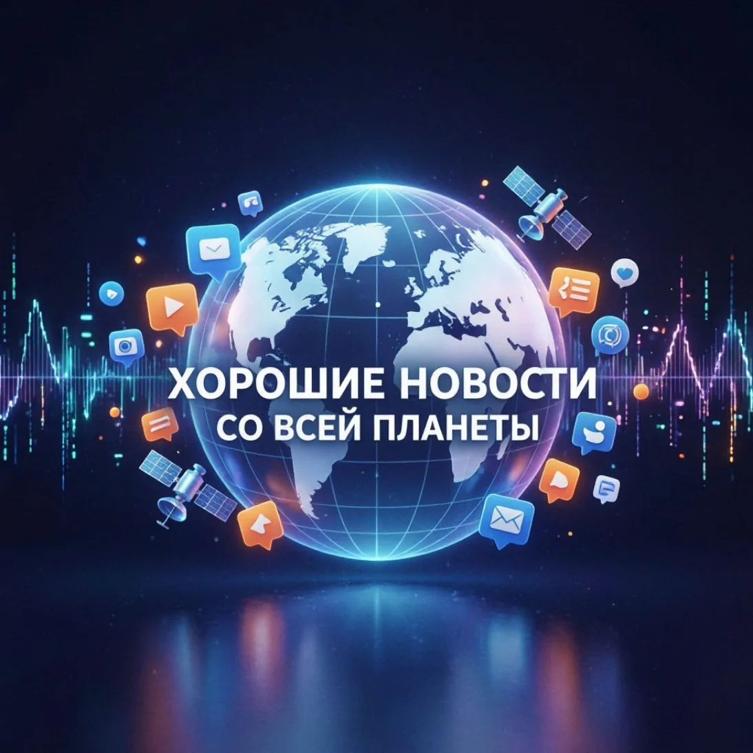 Только ХОРОШИЕ НОВОСТИ 🌍 — канал в мессенджере MAX