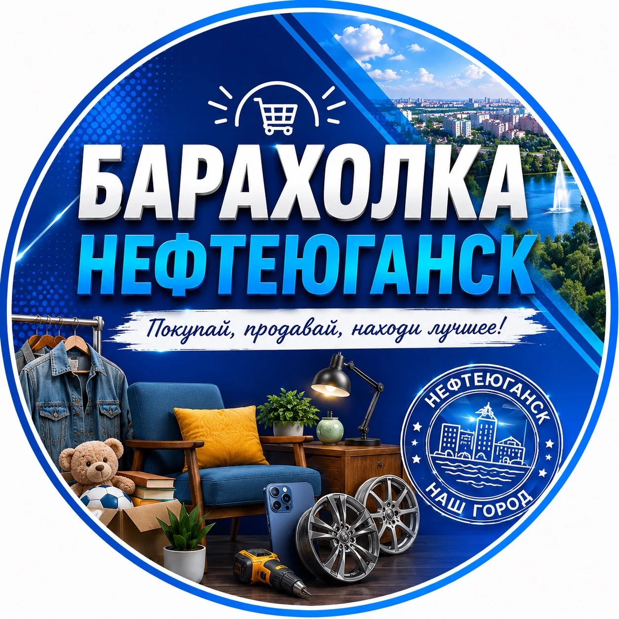 Барахолка Нефтеюганск — канал в мессенджере MAX