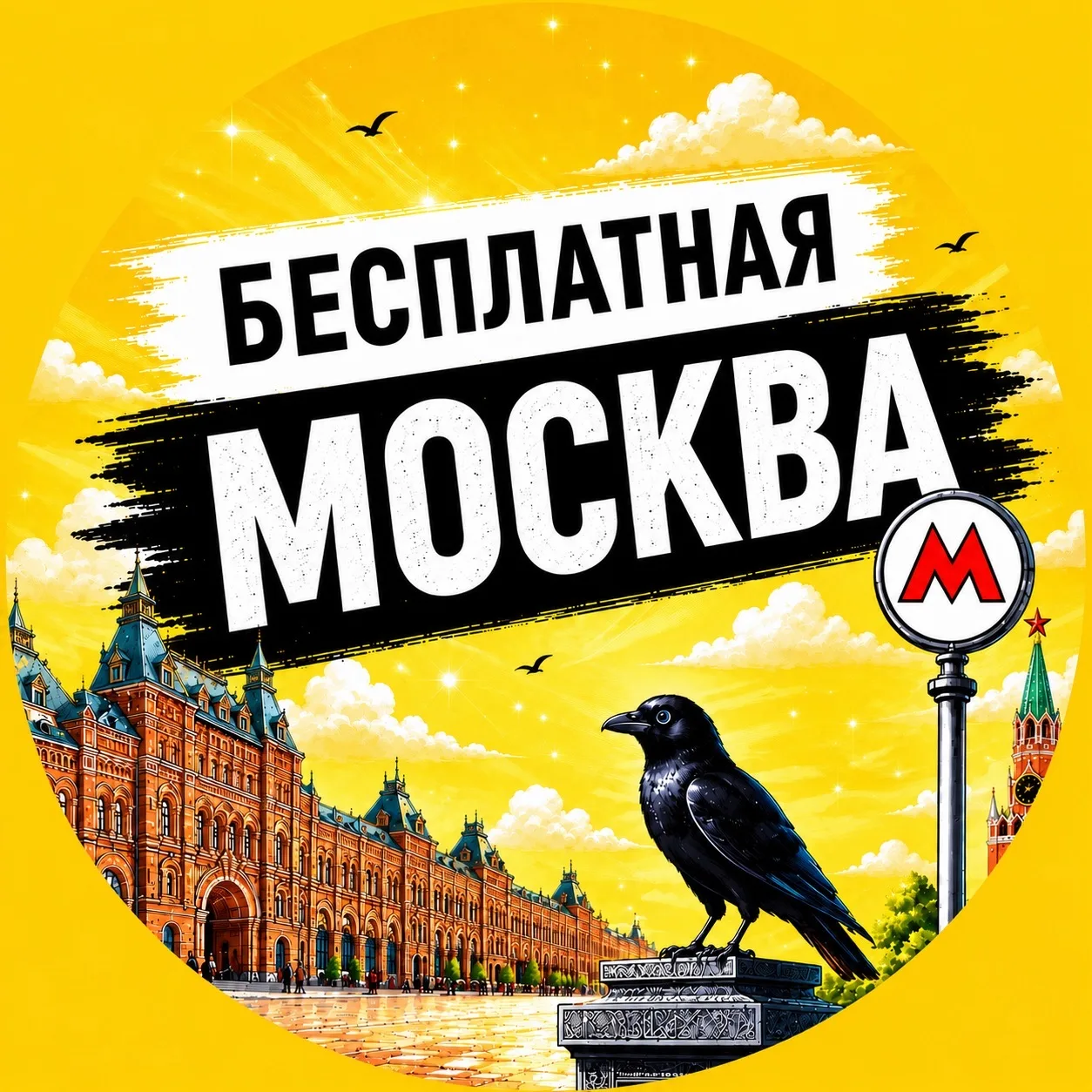 Куда сходить в Москве бесплатно | Московская Ворона — канал в мессенджере MAX
