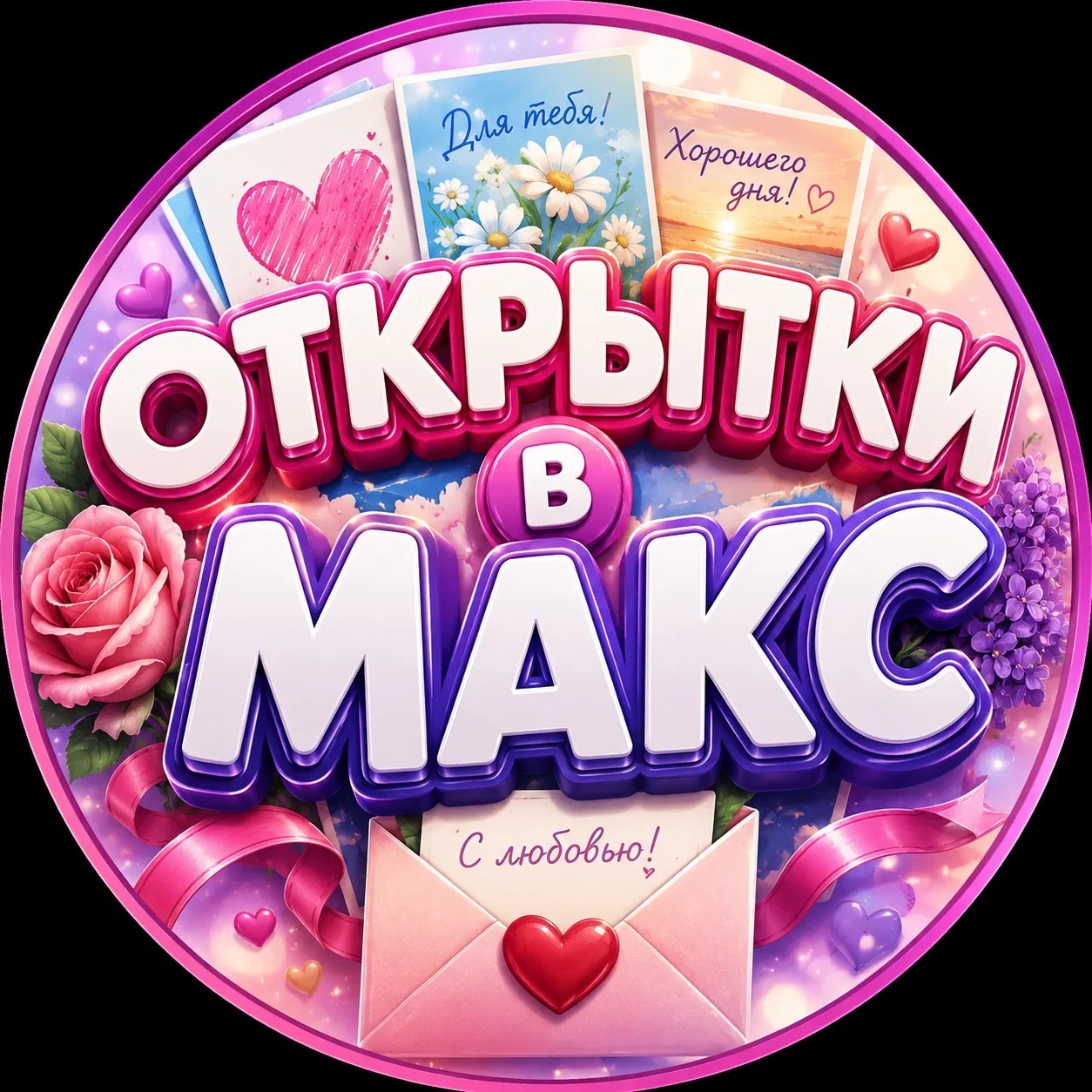 Открытка — канал в мессенджере MAX