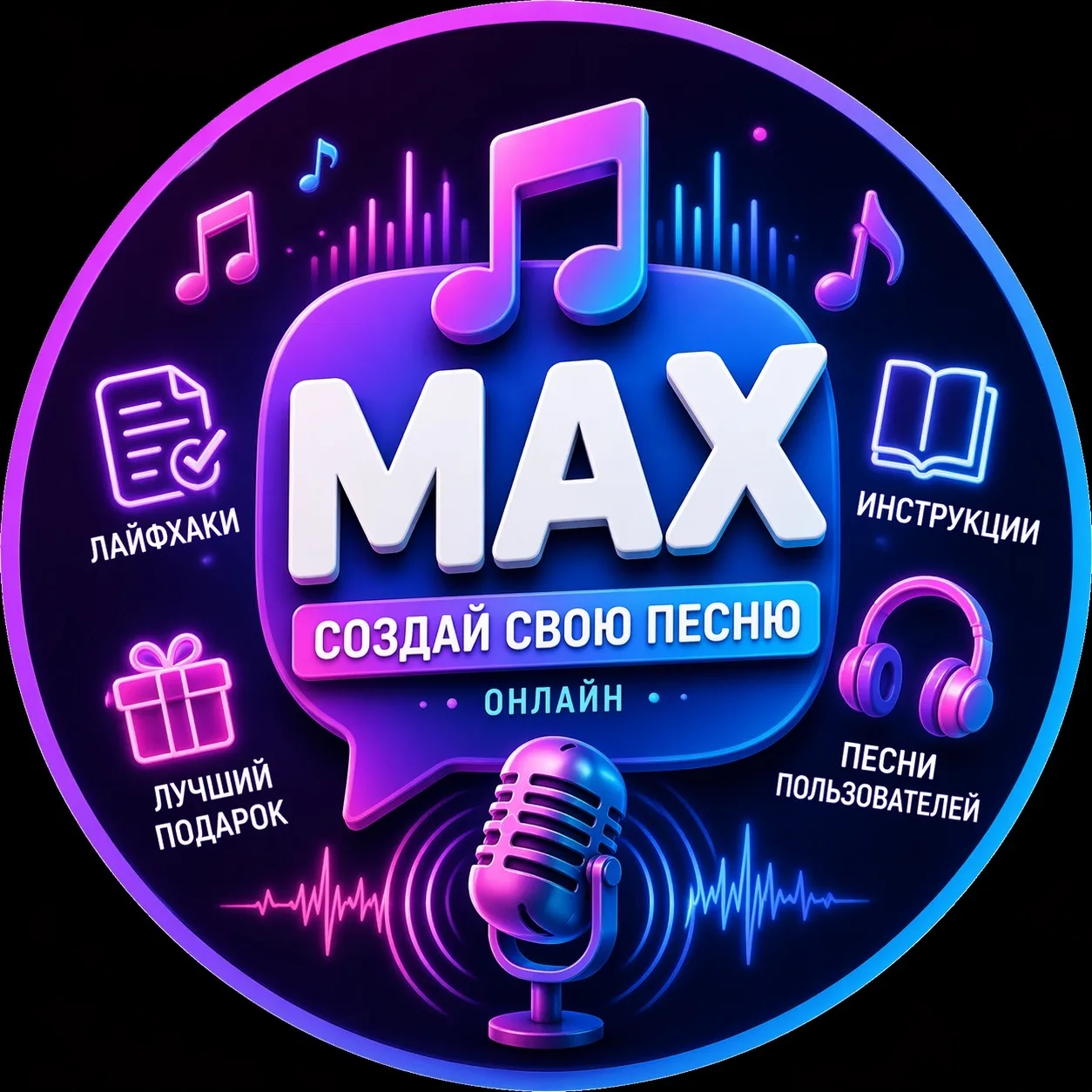 Создать песню в МАКС онлайн. Песни в MAX