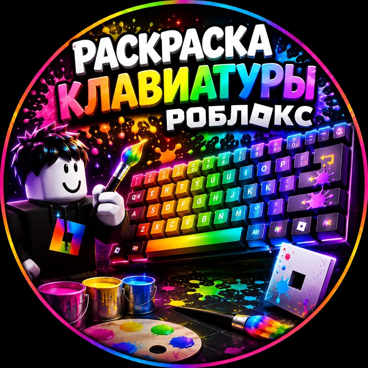 РАСКРАСКА КЛАВИАТУРЫ — канал в мессенджере MAX