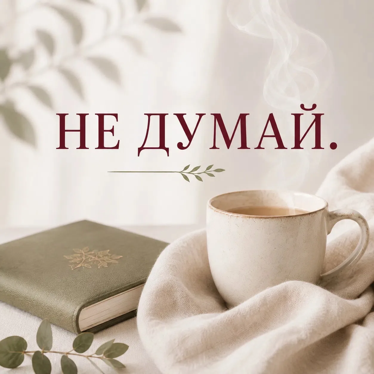 Не думай. Выдыхай • Меньше быта, больше жизни. — канал в мессенджере MAX