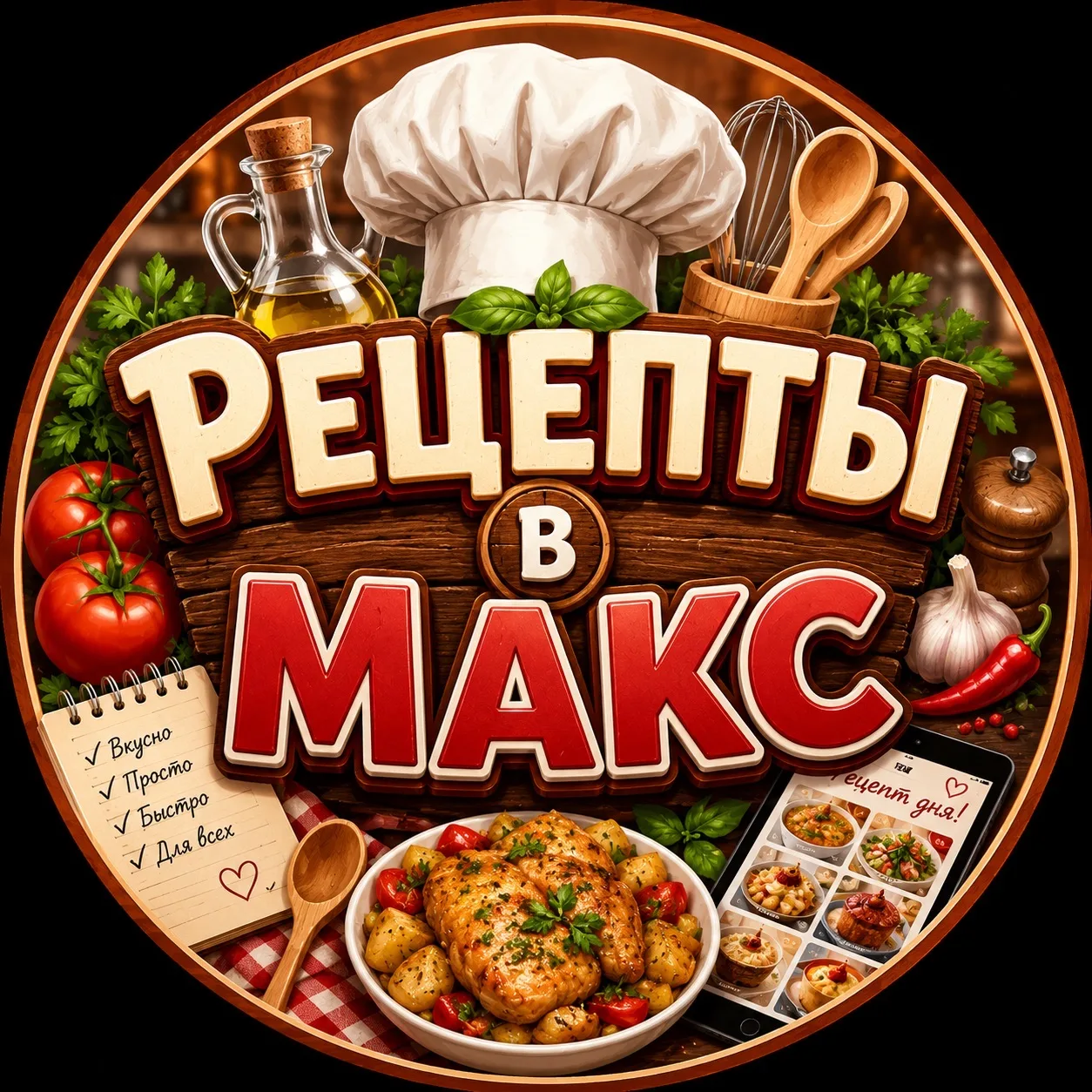 Рецепты Кулинария — канал в мессенджере MAX