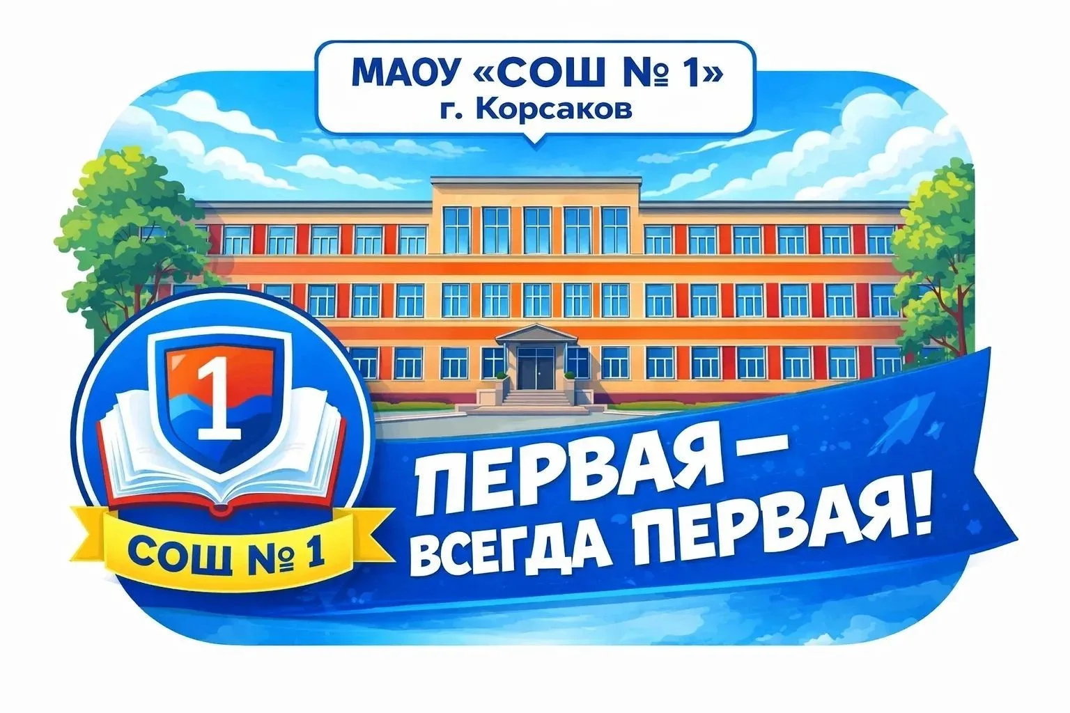 МАОУ "СОШ № 1" г. Корсаков — канал в мессенджере MAX